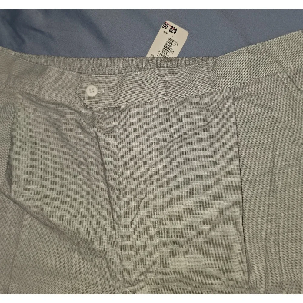 Vtg Christian Dior Monsieur Gray Pleated‎ Shorts Sz Large NWT Deadstock Preppy